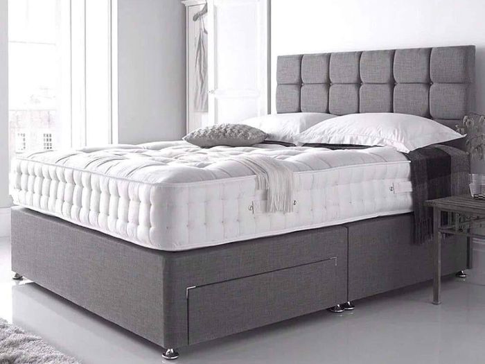 Standard Double Bed Mattress and headboard