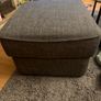 Grey Electric Reclining Sofa + Mila Footstool Image 2