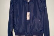 BNWT Alessandro Albanese Equestrian Clothing Mens Bomber Style Windbreaker Jacket Size Medium