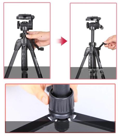 Protactic Portable Light weight Travel Camera Tripod 1KG - 1450mm