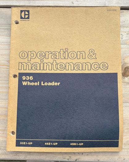 Caterpillar workshop manual