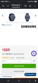 Samsung watch ultra blue