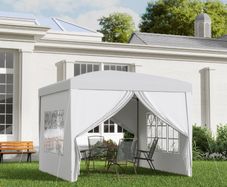 Pop Up Gazebo 3 x 3m with Carry Bag and Windows
