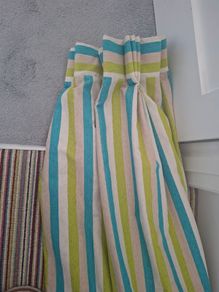 Blackout curtains and rail