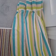 Blackout curtains and rail