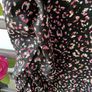 top Bnwt black patterned round neck top Marc Angelo brand size 12 Image 7