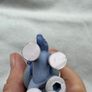 Vintage 2007 Hasbro Littlest Pet Shop blue Horse 1114 LPS Used Please look at the pictures Image 8