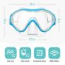 Brand New Children's Diving Goggles Snorkel Set Anti-Fog Panoramic HD Image 2