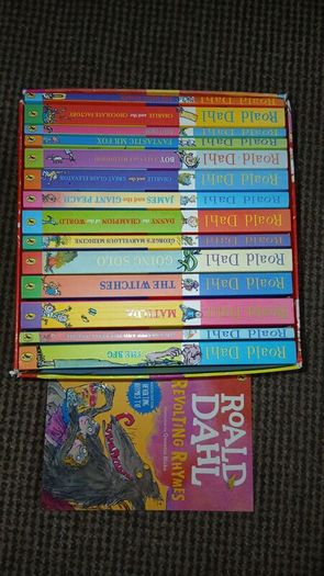 Roald Dahl soft back set of 15 books.