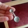 Silvery minimalist earrings Image 5
