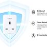 (4-Pack) Smart Plug, Wi-Fi Plug, App Remote Control, Alexa Plug, Voice Control with Alexa & Google, Away Mode, Scheduling & Timer, Device Sharing, Easy Set Up, Multiple Safety Guarantees Image 7