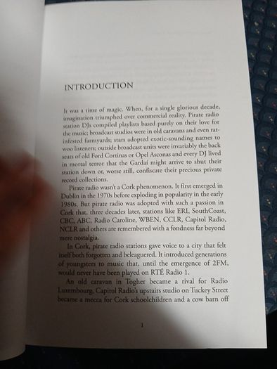 Pirate Radio in Cork, signed copy
