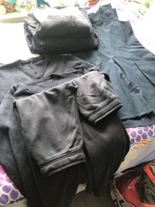 Girls navy uniform