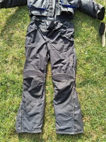 motorbike jacket and trousers