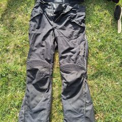 motorbike jacket and trousers