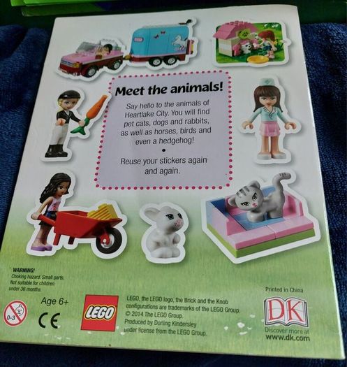 Lego Friends reusable stickers (143)