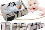 Baby 3 in 1 Portable Bassinet Cot Mummy Travel Bag Diaper Bag and Change Station