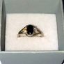 Hallmarked Pristine Vintage Sterling Silver Ring Image 2