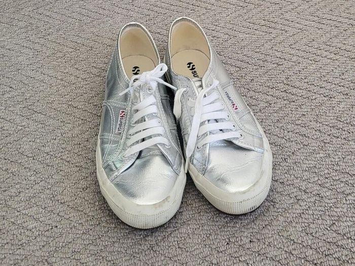 Superga 2750 trainers in silver