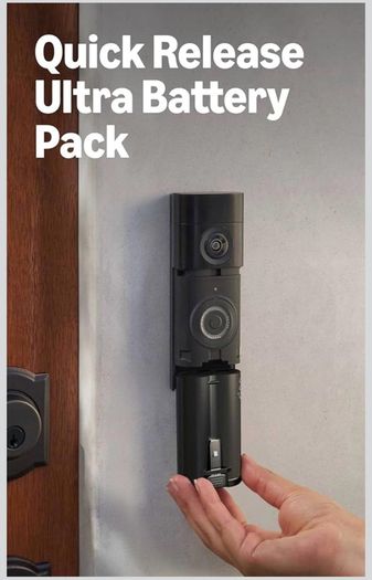 Ring Video Doorbell Pro 2nd gen ( 4k, newest generation ) Battery