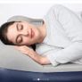 Single Size Inflatable Air Bed With Built-in Pillow Electric Pump Image 3