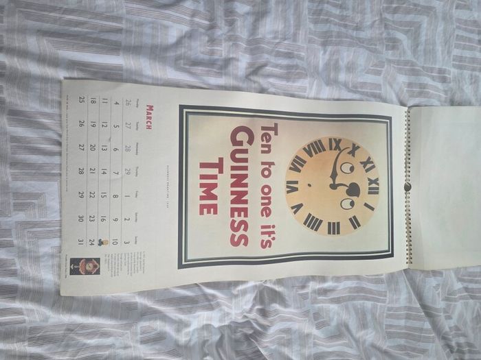 Guinness calender