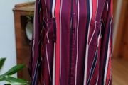 Ladies Multicoloured New look CURVES shirt like dress, wear with belt or without. like new