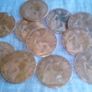 1917 Copper Pennies For Sale. Image 6