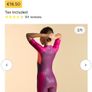 Kloupi Girls' Swim bodysuit Shorty - Purple Pink - DECATHLON Image 5