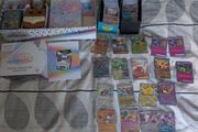 Pokemon Cards Prismatic SPC box with all accessories 1000 plus Prismatic Ascended Heroes Chaos Rising bulk lot 22 Ex and Trainer Cards