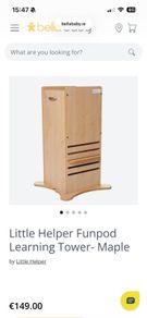Kids standing/ play tower with blackboard