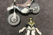Rare Jetman Noir and Jet Speeder POPY Bandai 1991 Power Rangers
