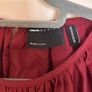 Burgundy dress ASOS design size L Image 3