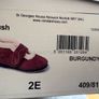 Burgundy Padders Hush ladies velcro boot slipper Uk7 Image 5