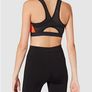 Amazon Iris and Lilly Medium Impact Sports Bra Orange/Black XL Image 4