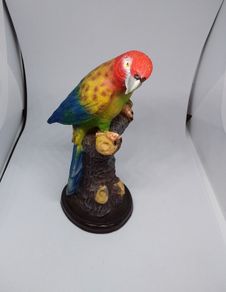 Scarlet Macaw Figurine