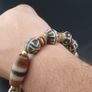 Antique Burmese Pumtek Pyu & Stripe Pattern Agate Bead Bracelet Image 7