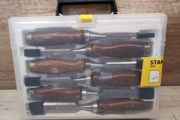 Stanley 6 Piece Carbon Steel Wood Chisel Set -