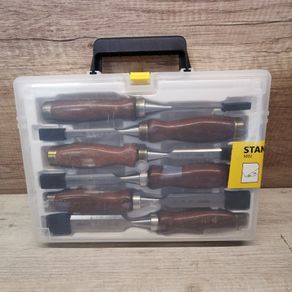 Stanley 6 Piece Carbon Steel Wood Chisel Set -