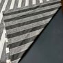 Black/White striped single duvet Image 2