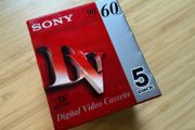New Sony miniDV 60min DVM60 Video Cassetes - 5 pack
