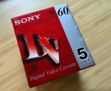 New Sony miniDV 60min DVM60 Video Cassetes - 5 pack