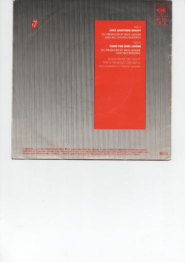Mick Jagger Just Another Night 1985 Picture Sleeve 45