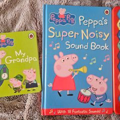 Peppa's Super Noisy Sound Book + My Grandpa Board Book