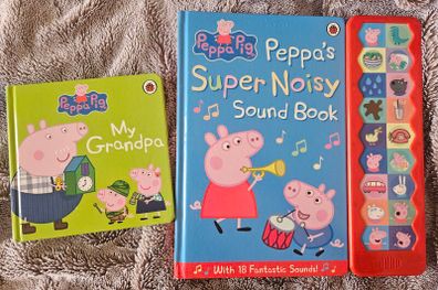 Peppa's Super Noisy Sound Book + My Grandpa Board Book