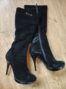 Black Tall Boots  Size 5