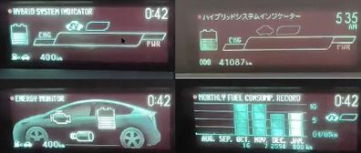 Toyota Prius Japanese Language Conversion