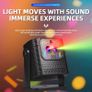 Mini DJ Disco Home Laser Flash Stage Light USB Voice Control Remote Control Birthday Karaoke Christmas Holiday Decoration Home Party Light Image 4
