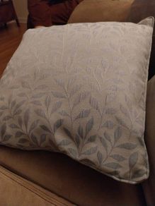 Couch cushions - light blue