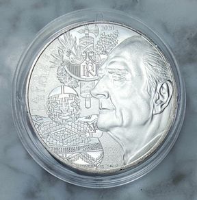 France 10 Euro Silver (.333) Uncirculated Coin 2020 - Jacques Chirac - Jacques Chirac